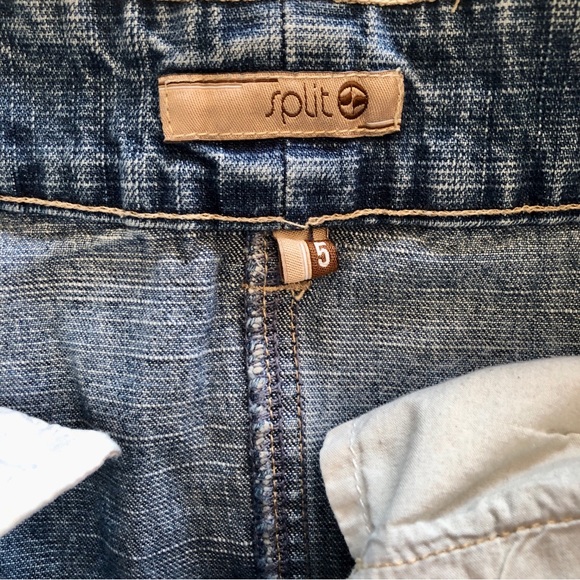 Denim Jeans Skirt by Split Juniors sz 5 - Picture 4 of 6